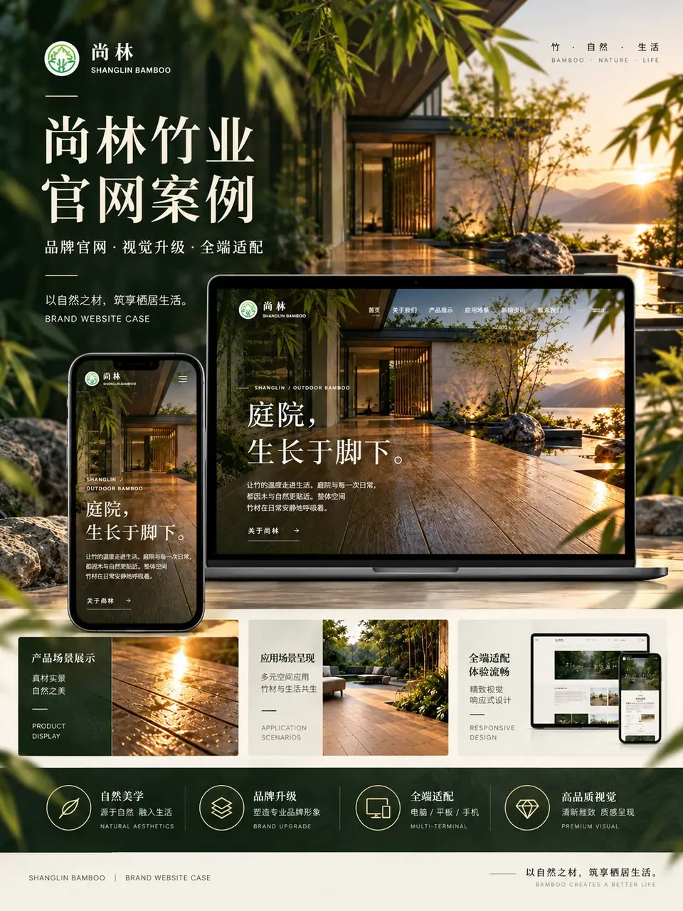 尚林竹业品牌官网案例展示